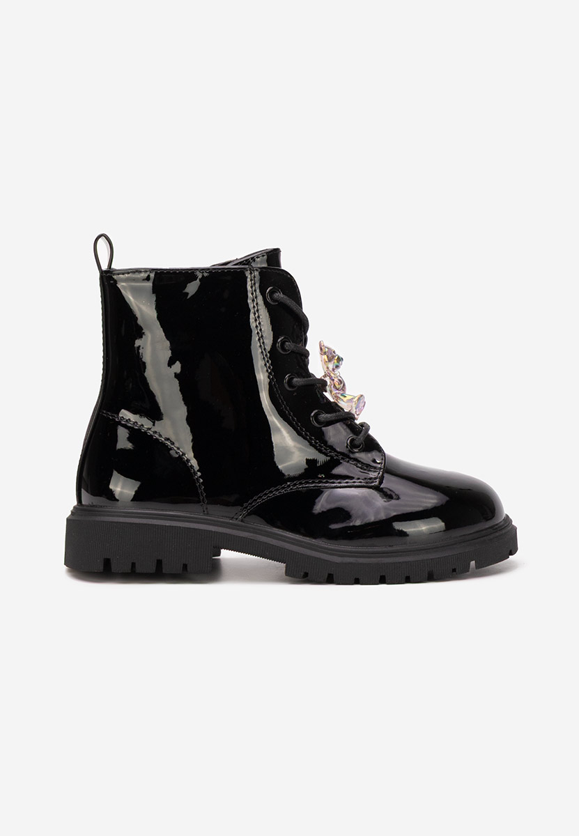 Czarne botki dziewczęce Andonia