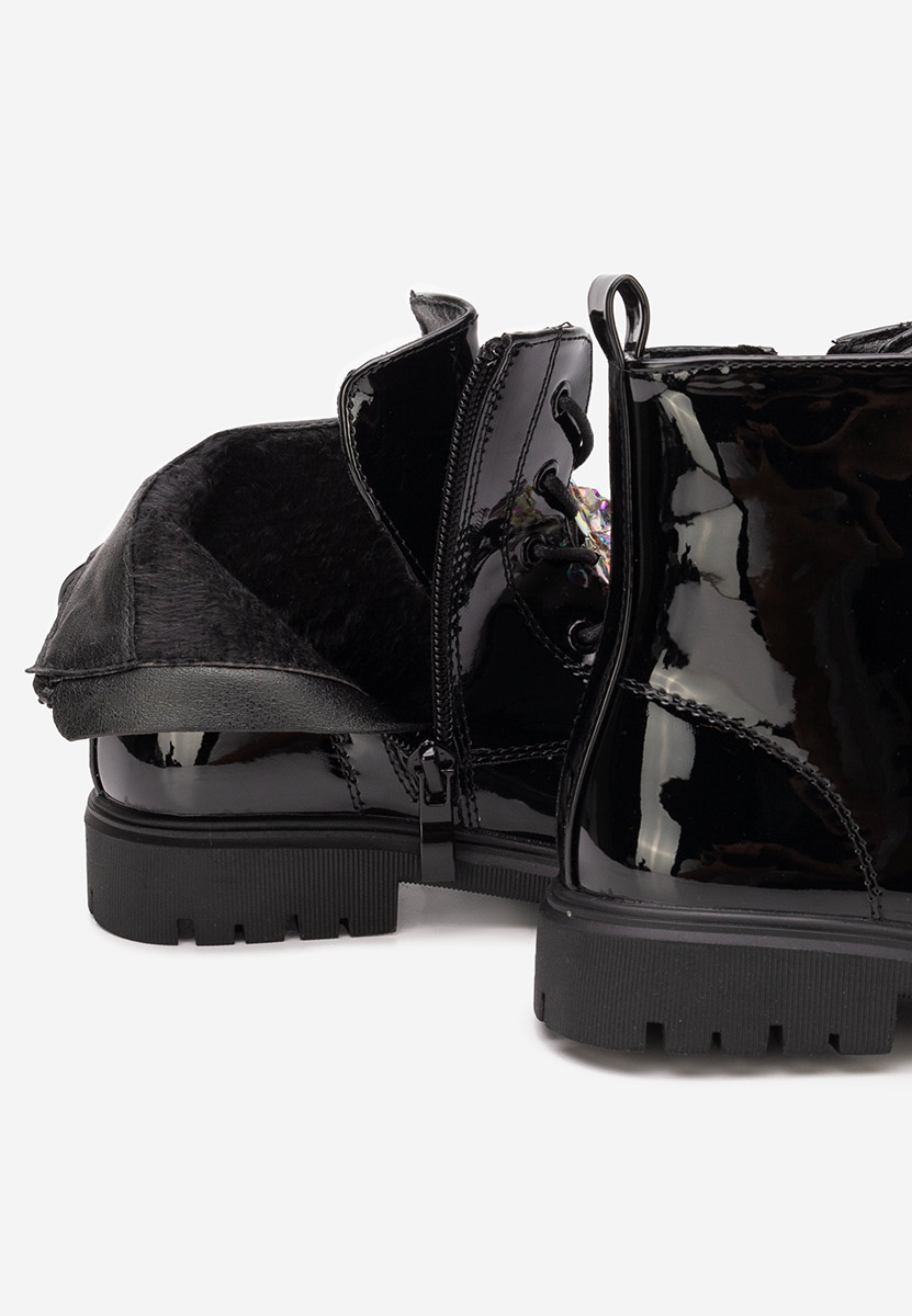 Czarne botki dziewczęce Andonia