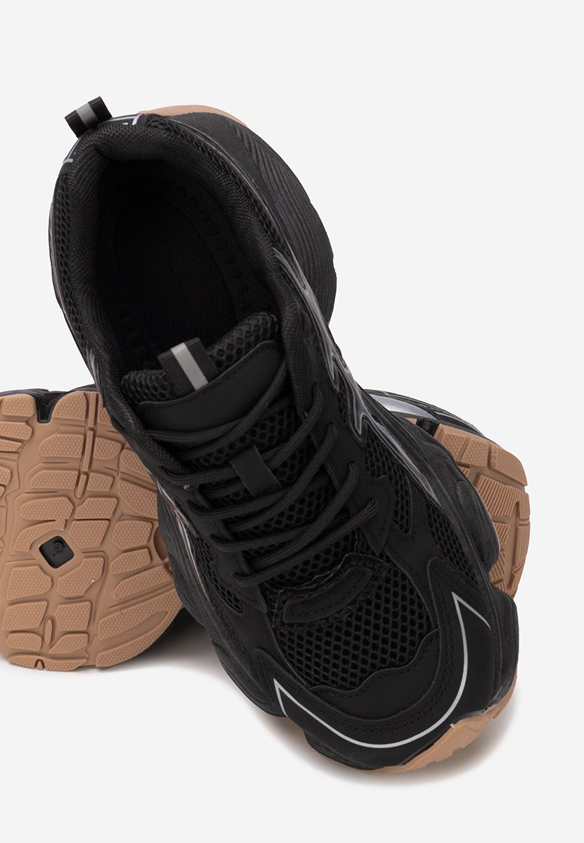 Czarne sneakersy damskie Kaliora Czarne sneakersy damskie Kaliora