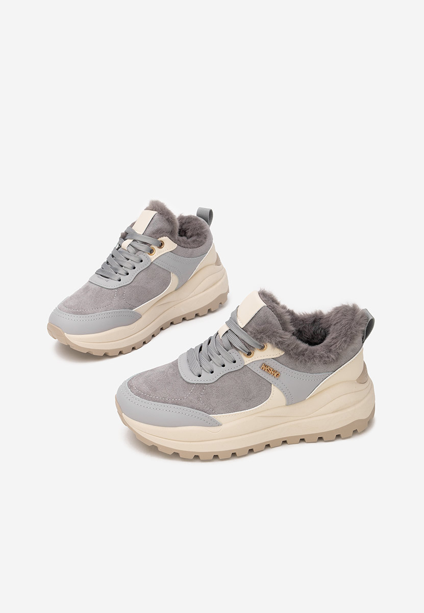 Niebieski sneakersy na platformie Misay V2