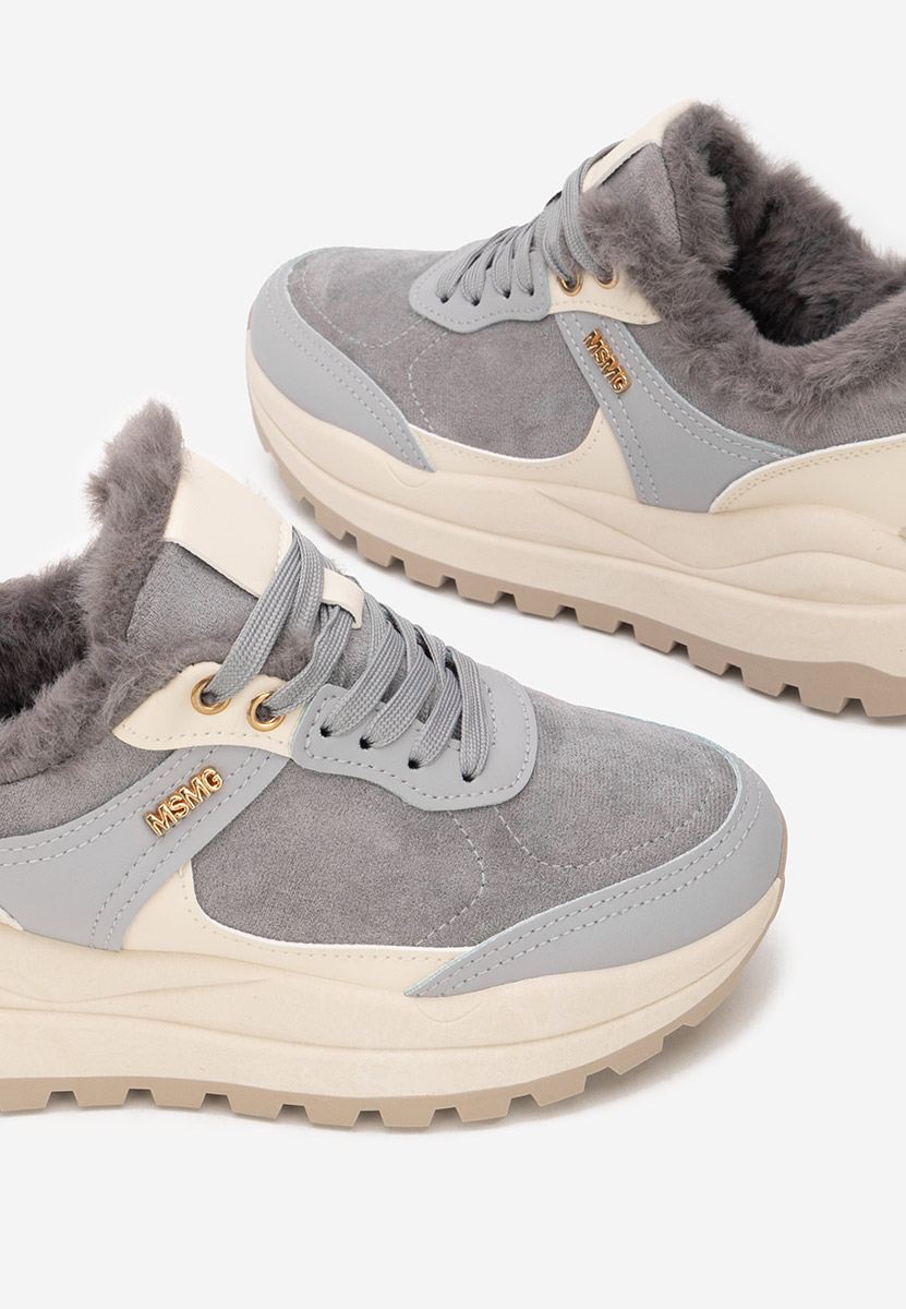 Niebieski sneakersy na platformie Misay V2