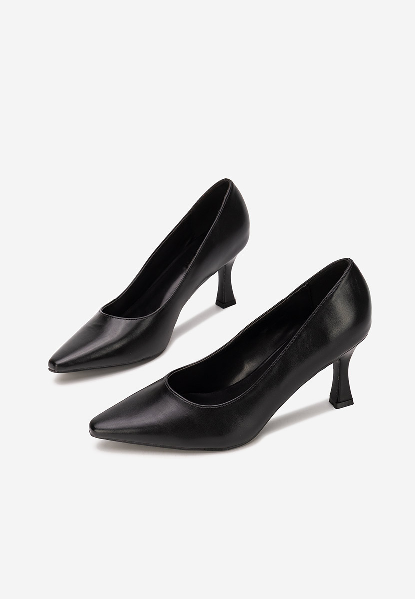Czarne czółenka na szpilce Hayley V2