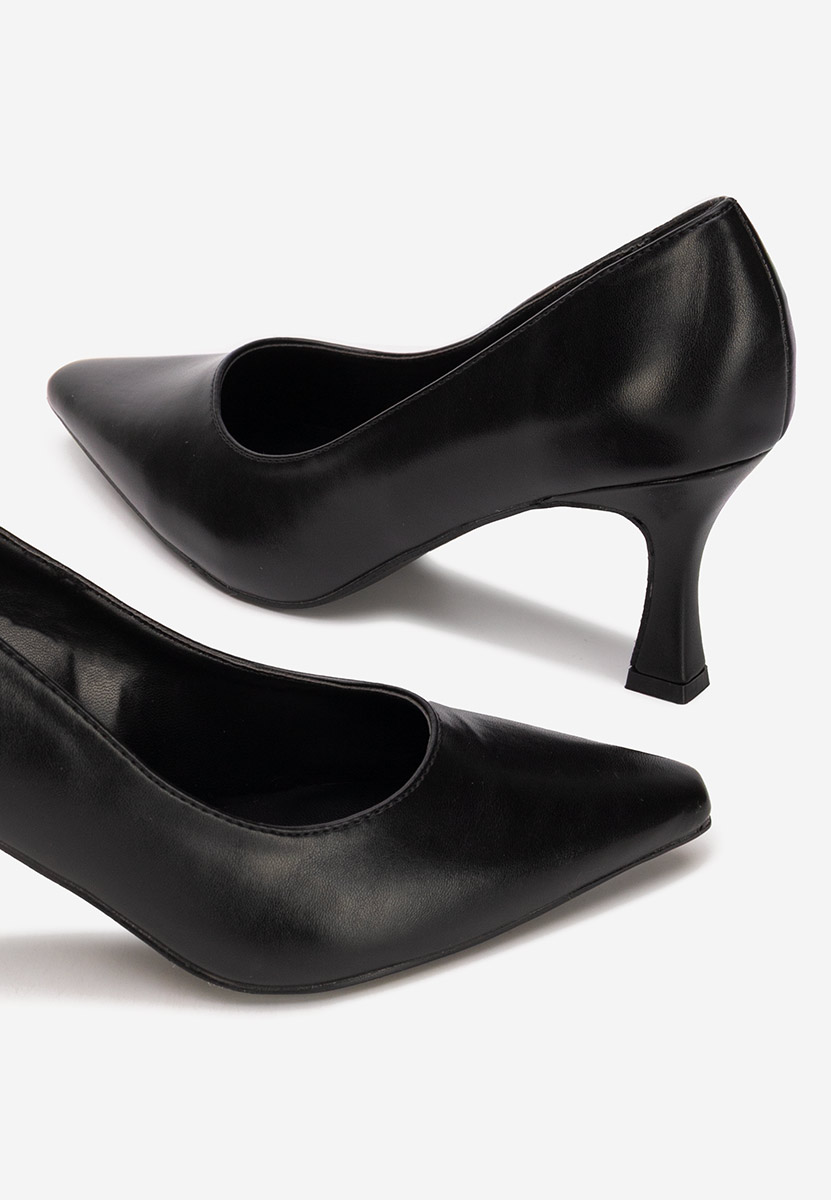 Czarne czółenka na szpilce Hayley V2