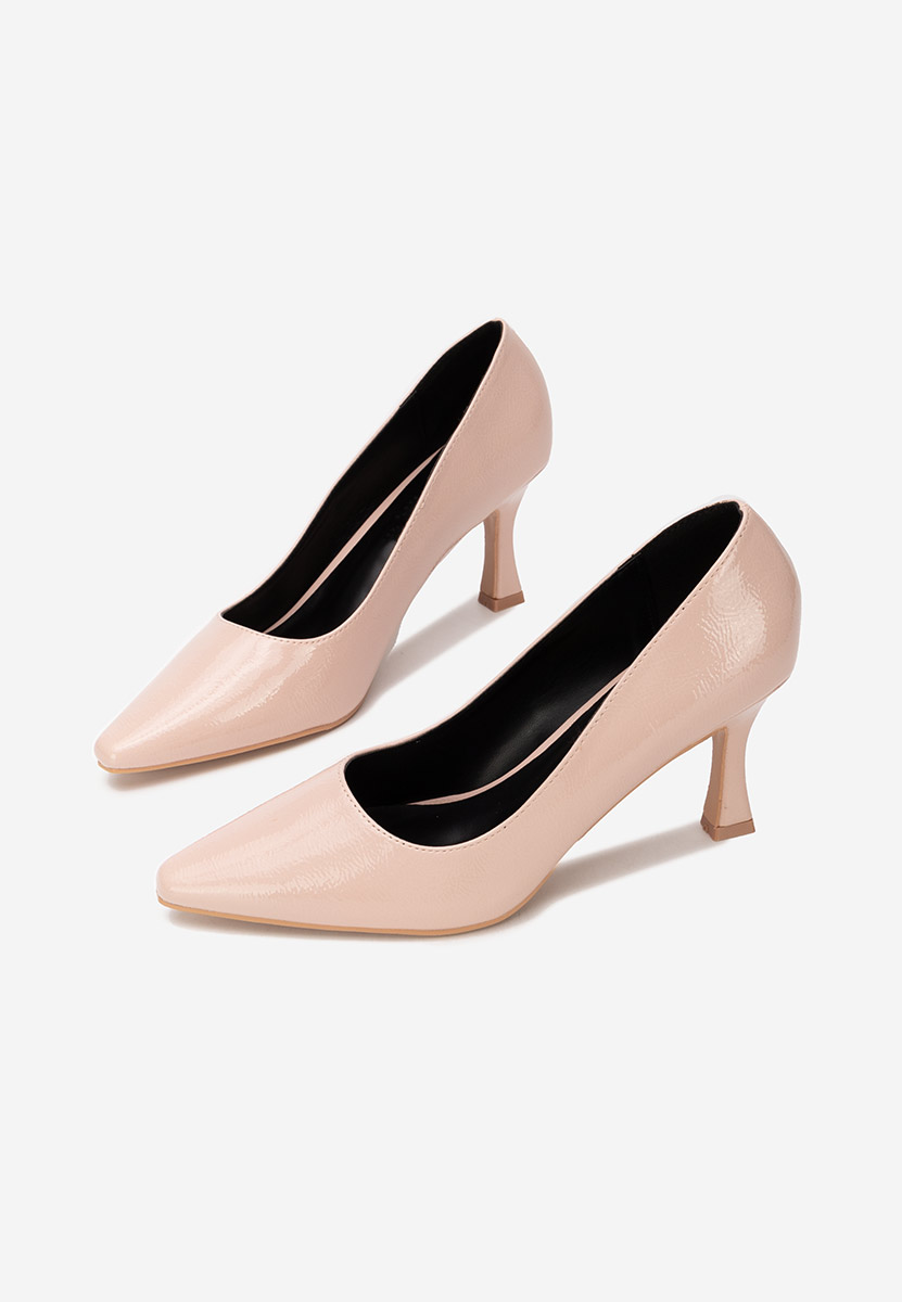 Beżowe czółenka na szpilce Hayley