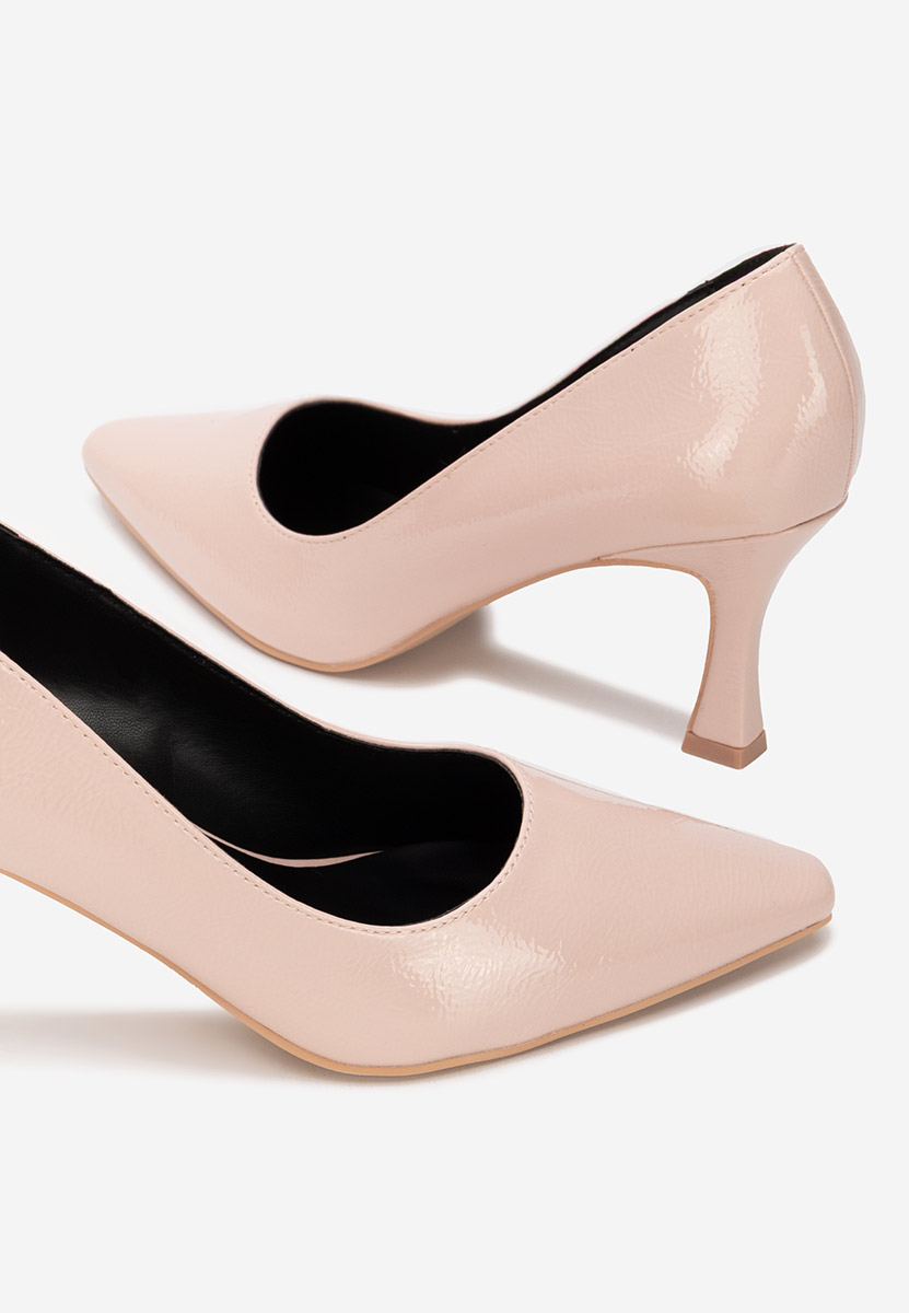 Beżowe czółenka na szpilce Hayley