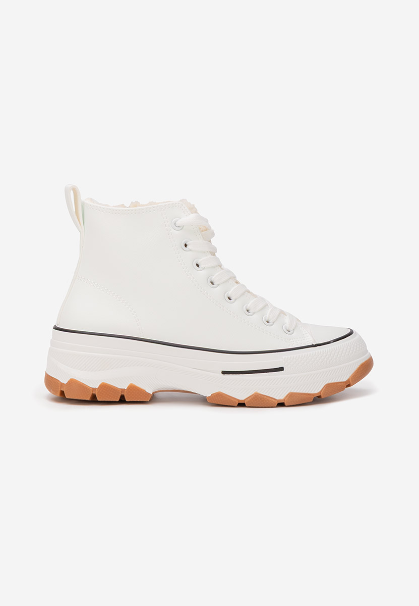 Białe trampki wysokie damskie Raviana V7