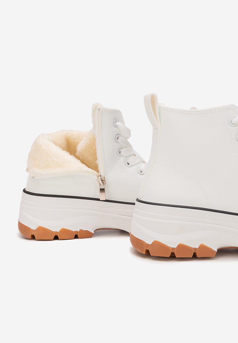 Białe trampki wysokie damskie Raviana V7