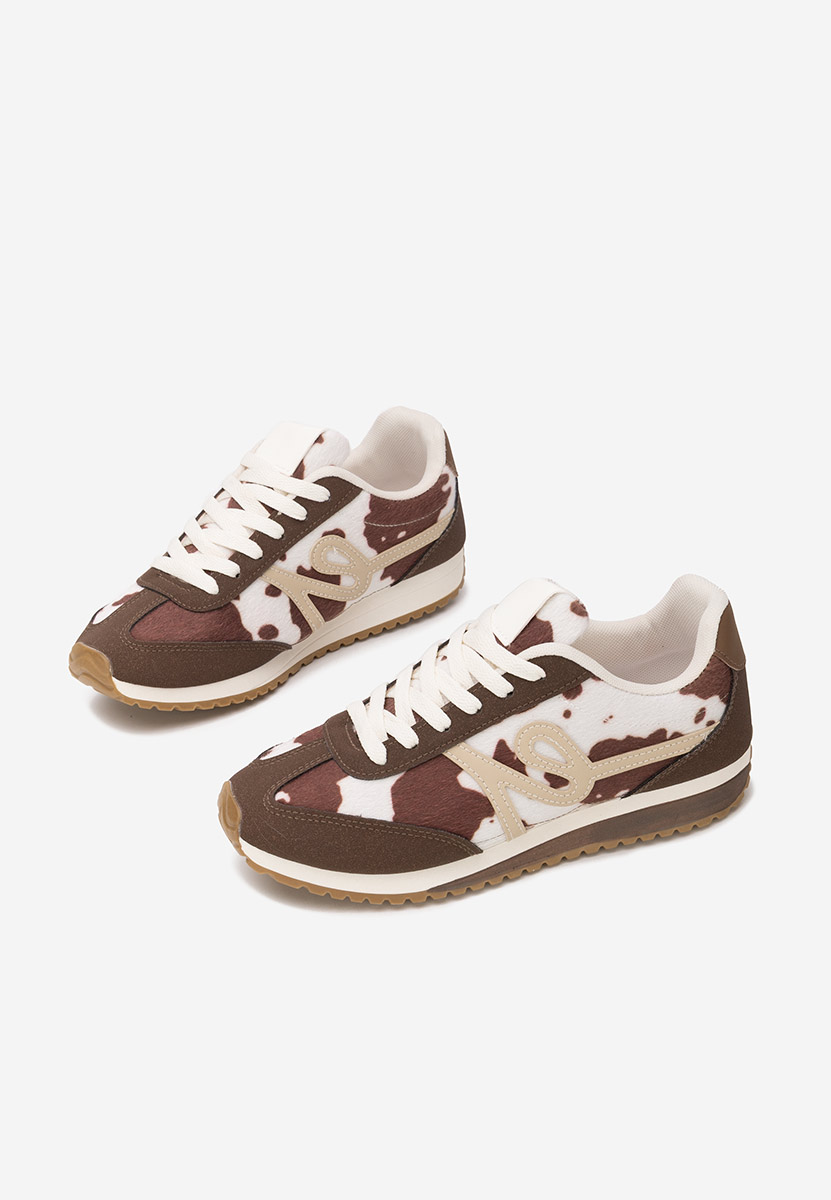 Brązowe sneakersy damskie Trinidad V3