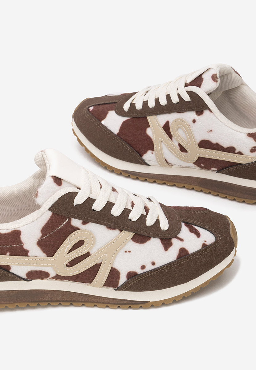 Brązowe sneakersy damskie Trinidad V3