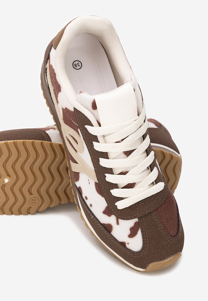 Brązowe sneakersy damskie Trinidad V3