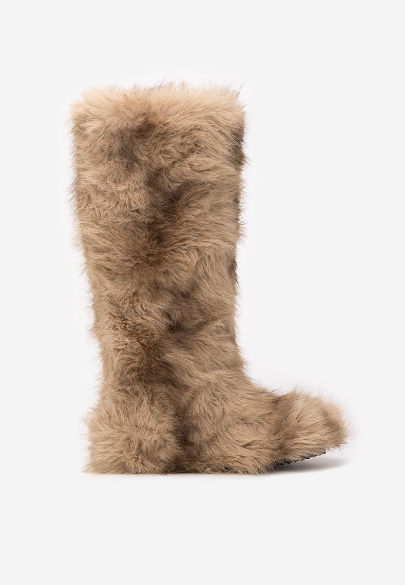 Khaki zimowe buty damskie Gelira Khaki zimowe buty damskie Gelira