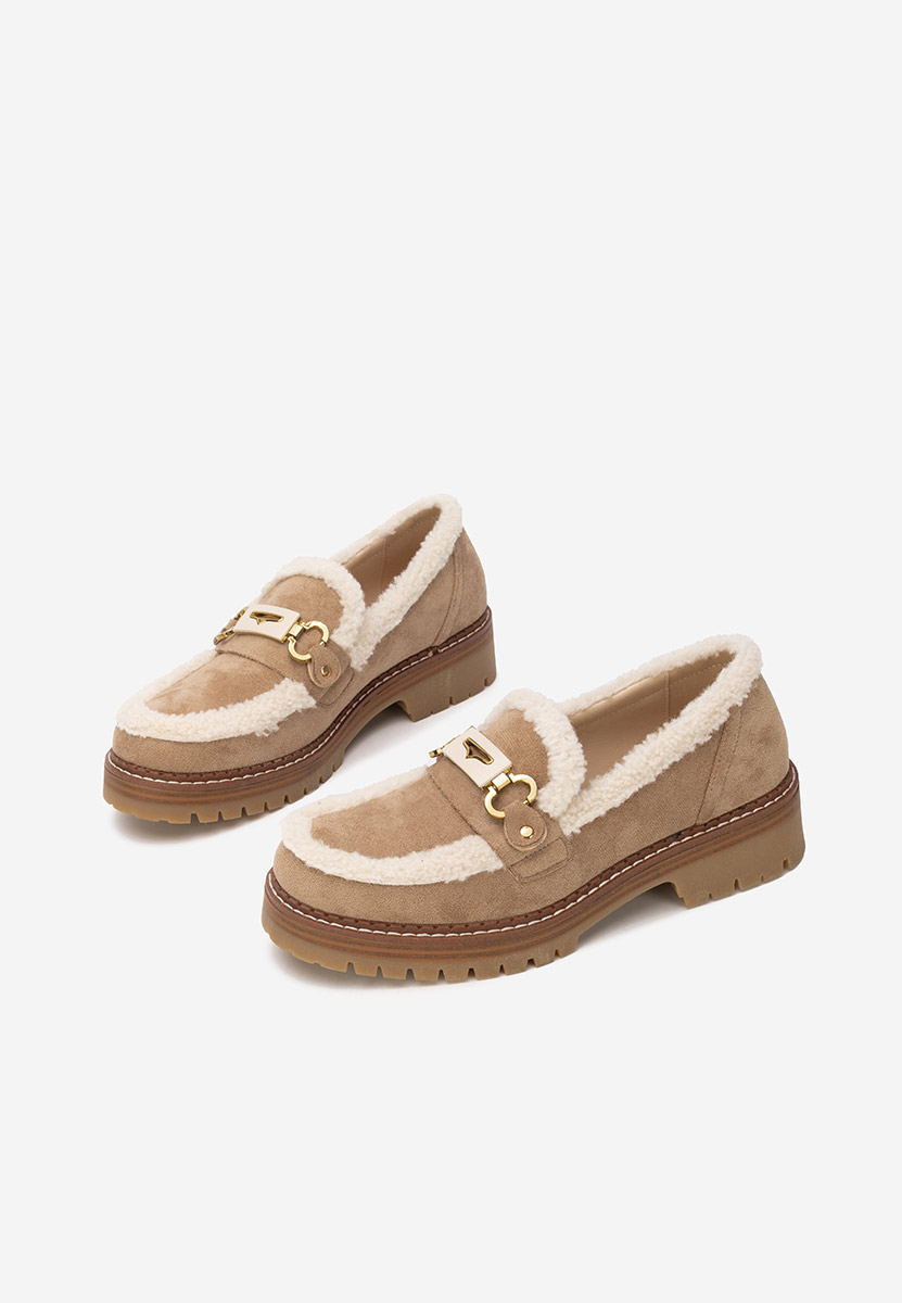 Khaki mokasyny damskie Silvora Khaki mokasyny damskie Silvora