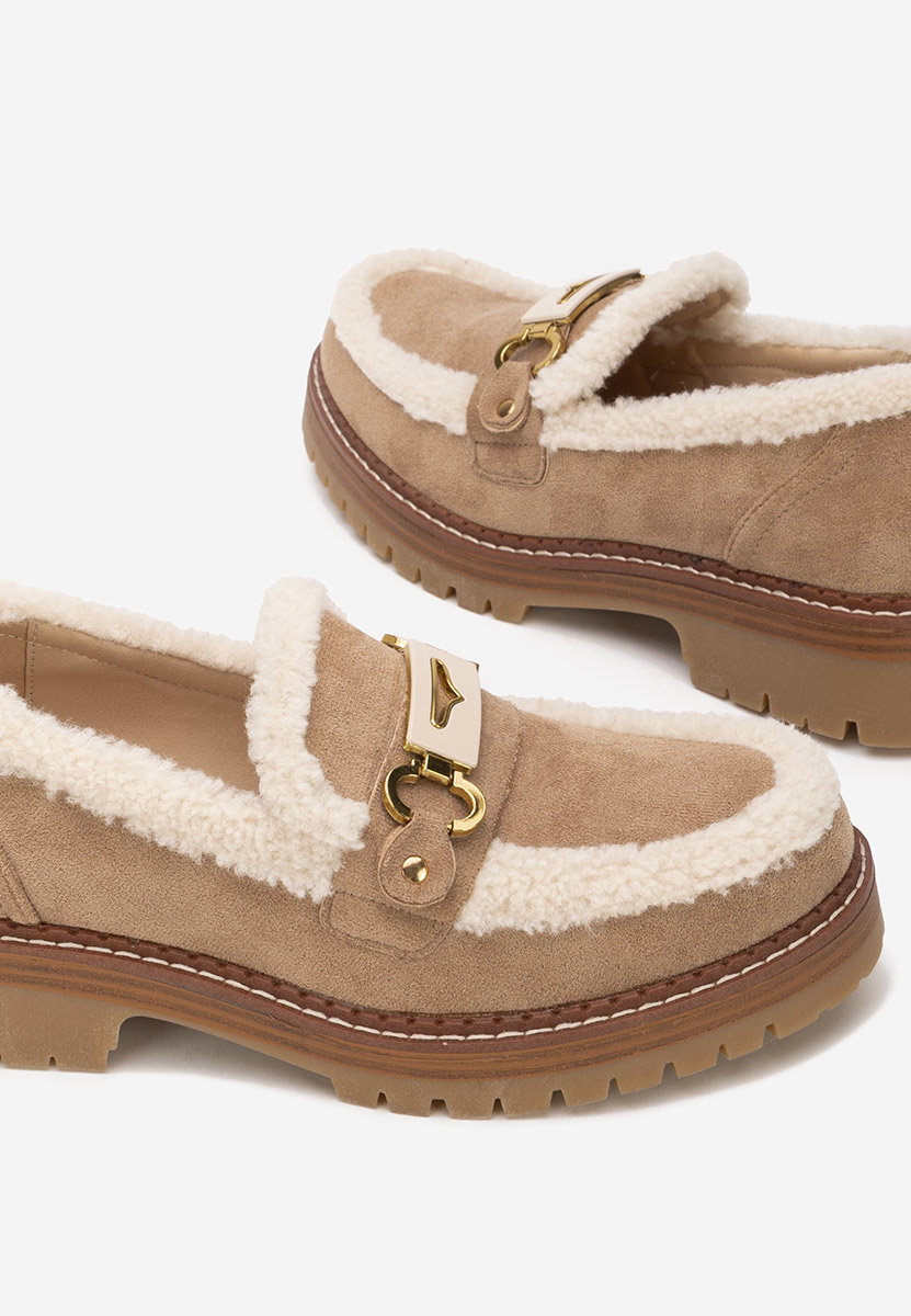 Khaki mokasyny damskie Silvora Khaki mokasyny damskie Silvora