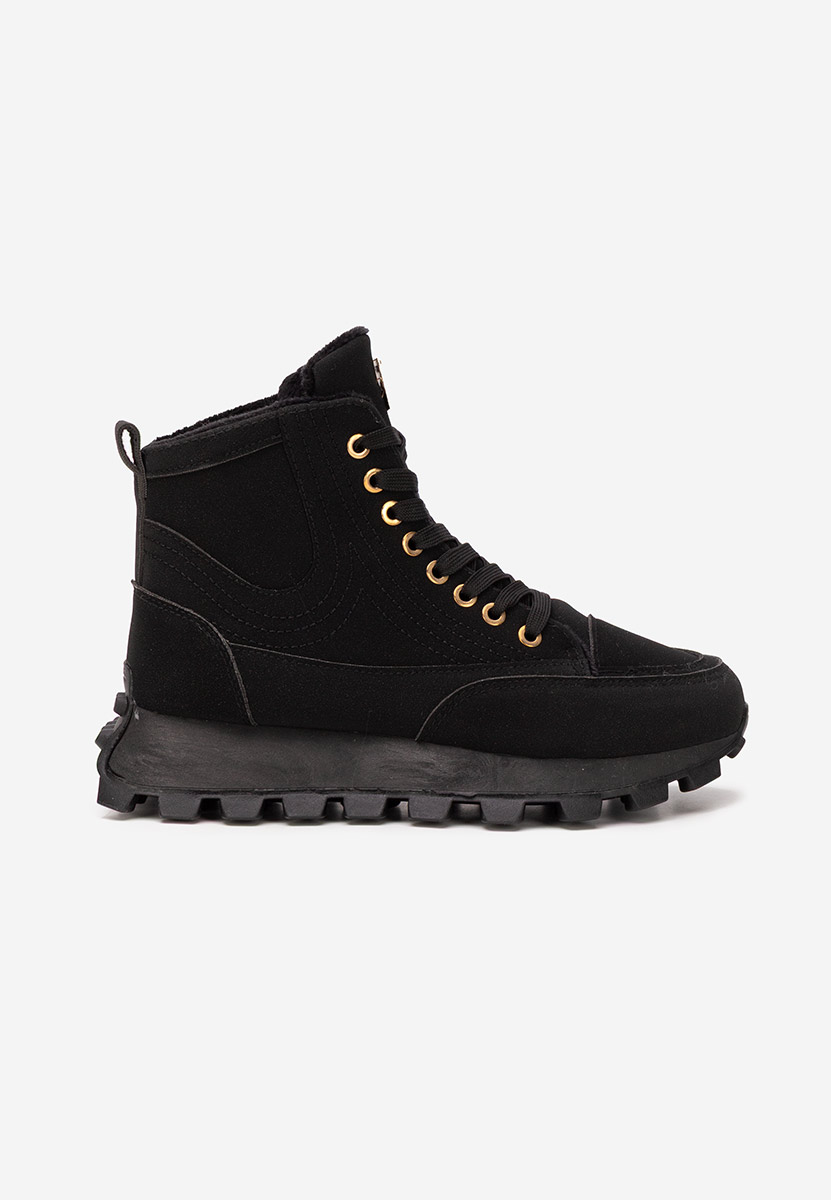Czarne sneakersy damskie Dorineia