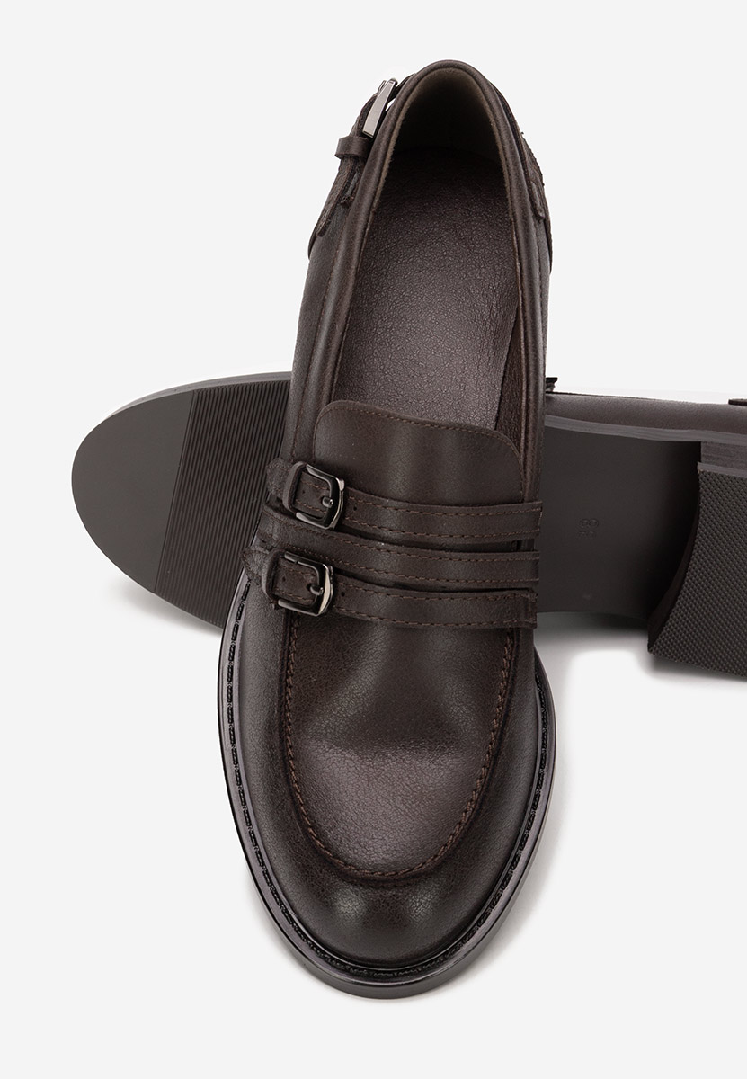 Brązowe półbuty damskie Norisa