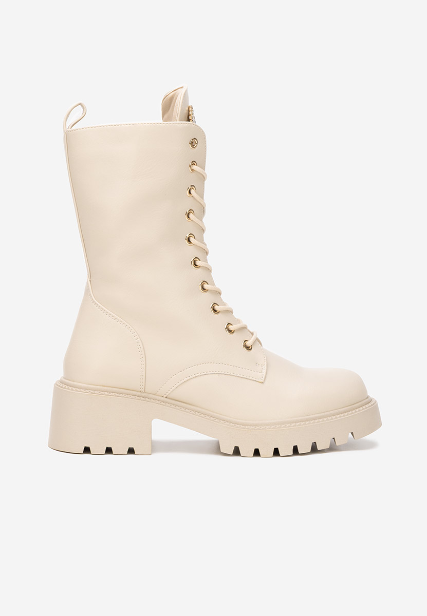 Beżowe workery damskie Noblesa V2