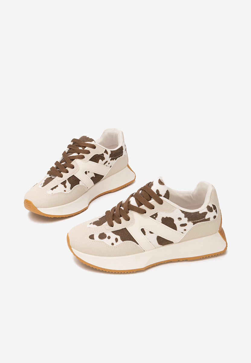 Wężowe sneakersy damskie Genna