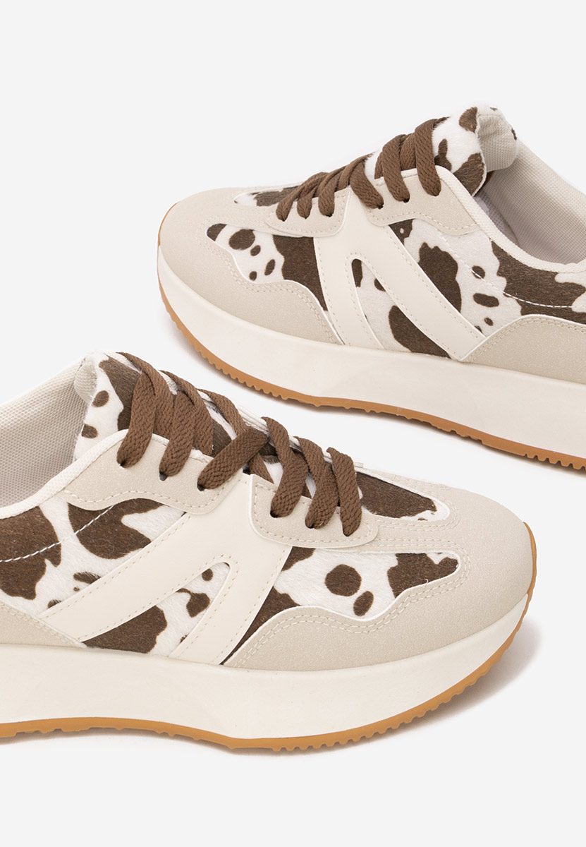 Wężowe sneakersy damskie Genna