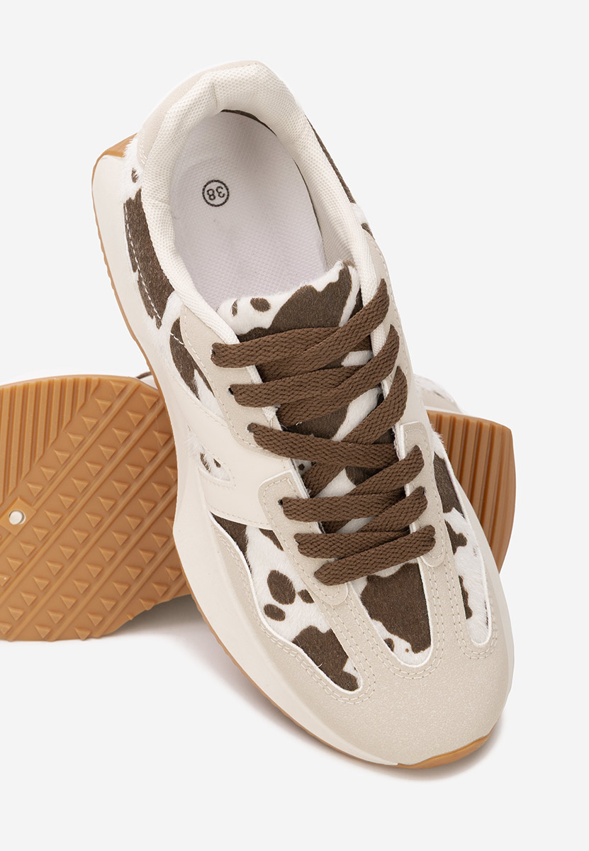 Wężowe sneakersy damskie Genna