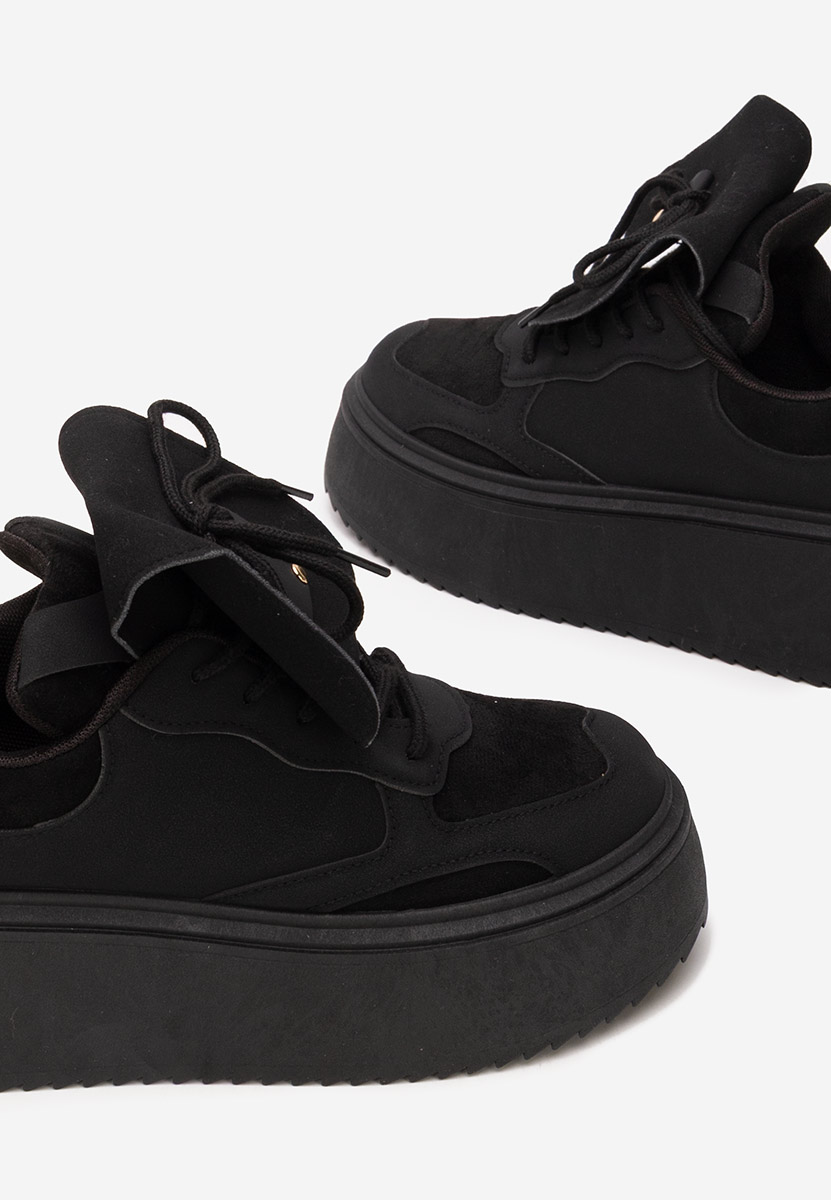 Czarne sneakersy na platformie Oliveia Czarne sneakersy na platformie Oliveia