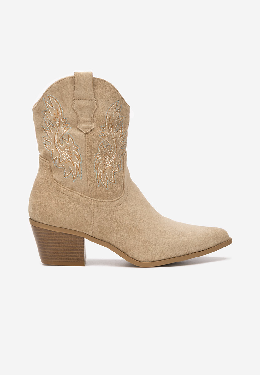 Khaki kowbojki damskie Kerry