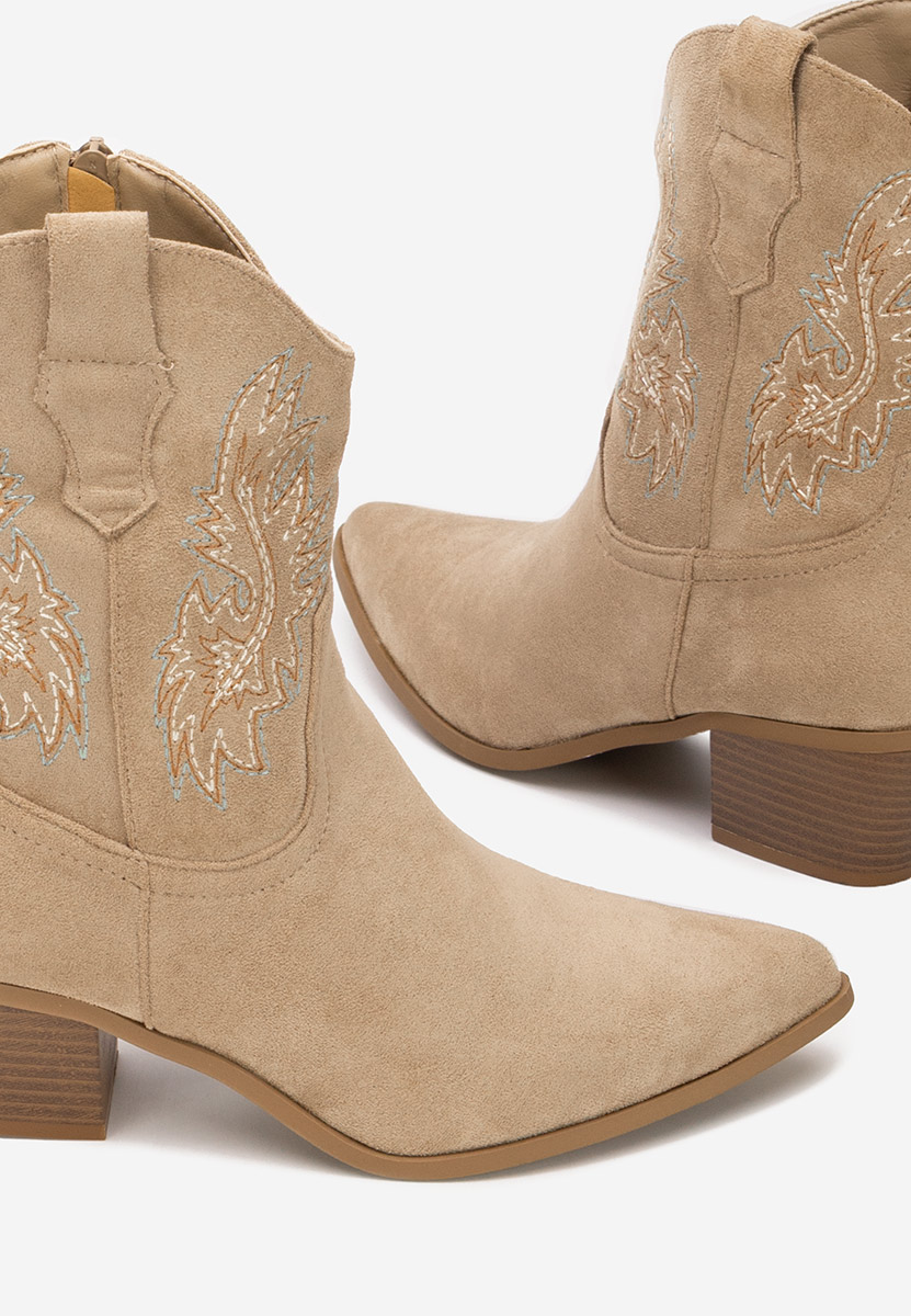 Khaki kowbojki damskie Kerry