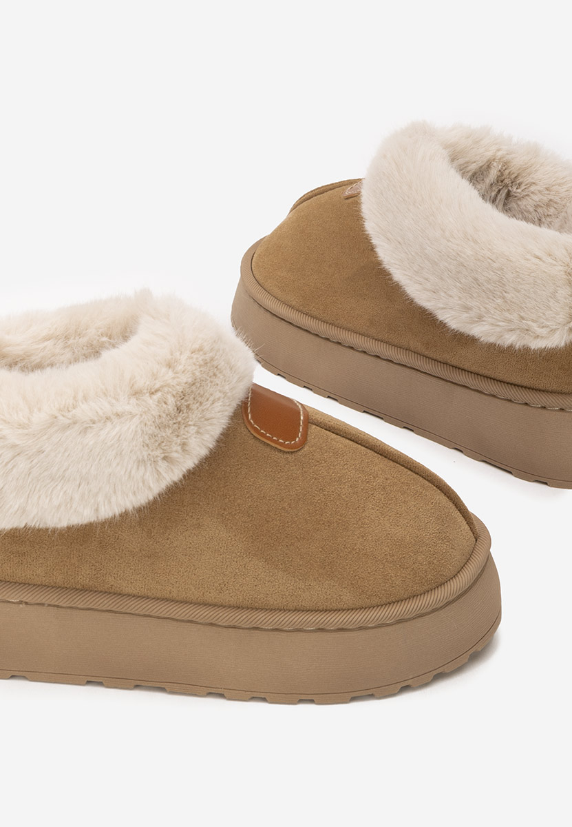 Khaki botki na platformie Elarva Khaki botki na platformie Elarva