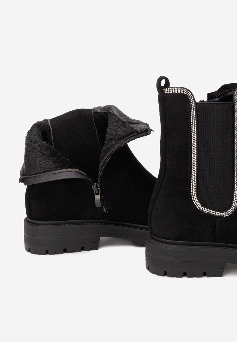 Czarne botki chelsea Brisaya V2