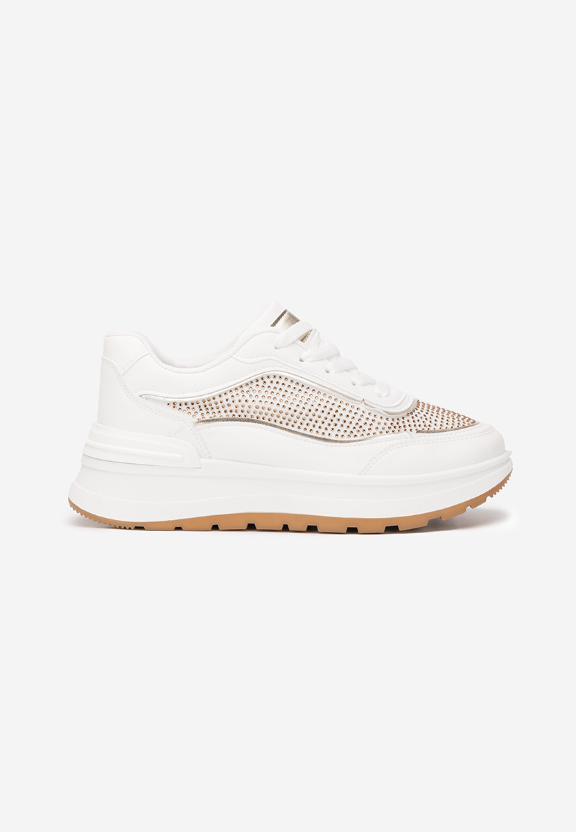 Białe sneakersy damskie Dalyana