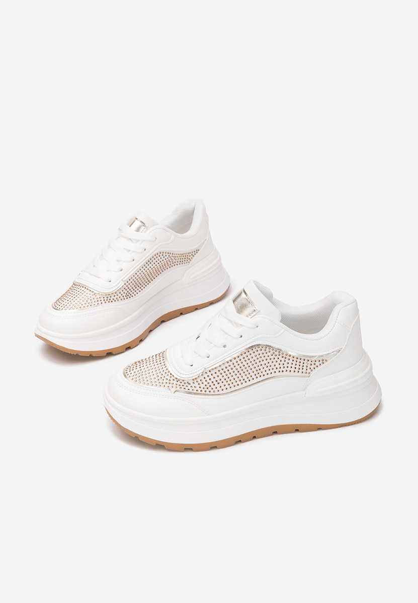 Białe sneakersy damskie Dalyana
