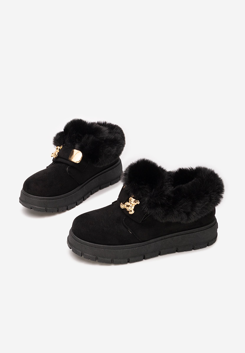 Czarne drewniaki Amilce