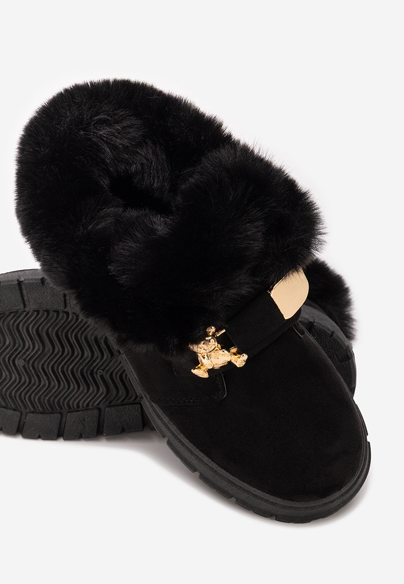 Czarne drewniaki Amilce