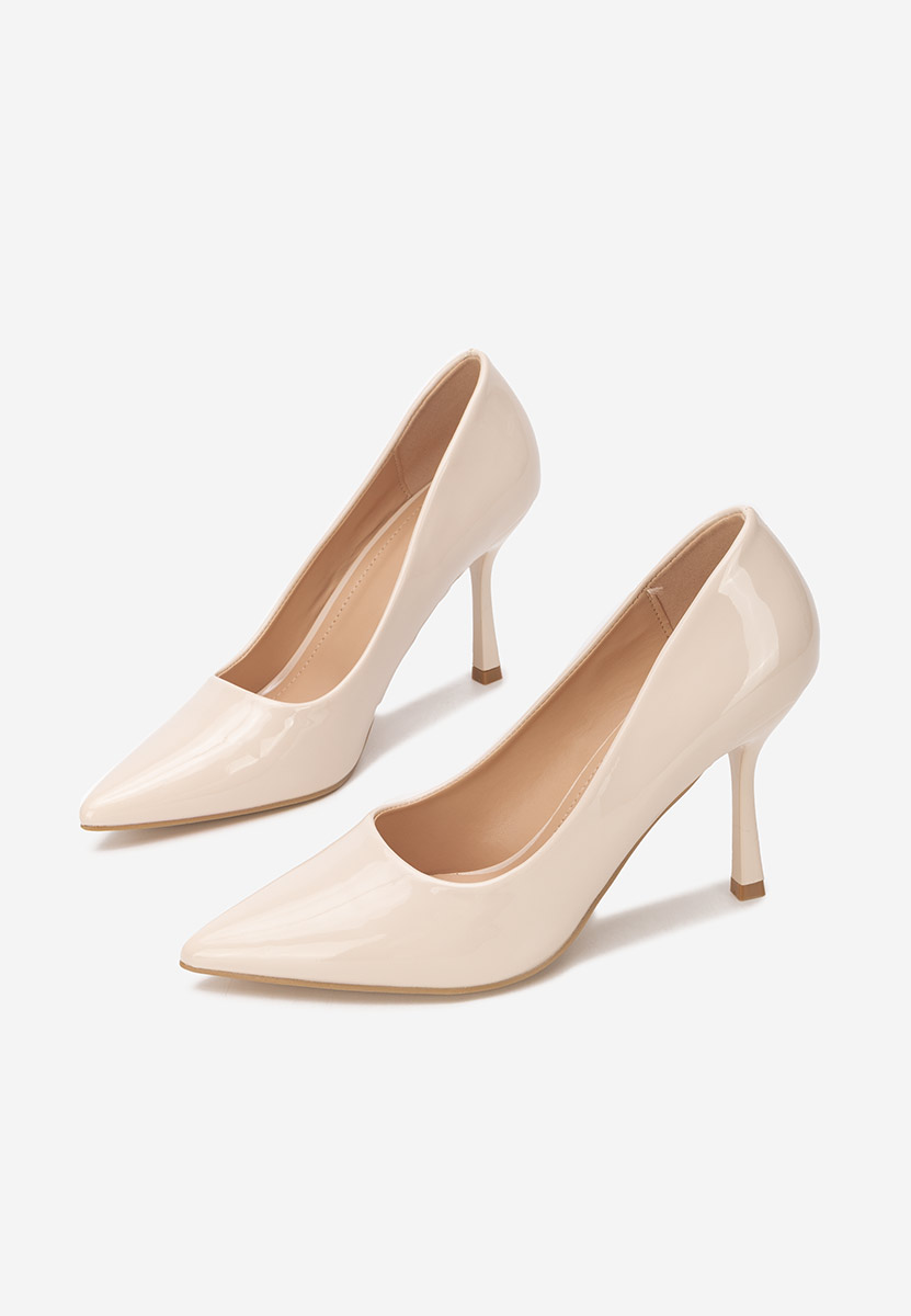 Beżowe szpilki Clia