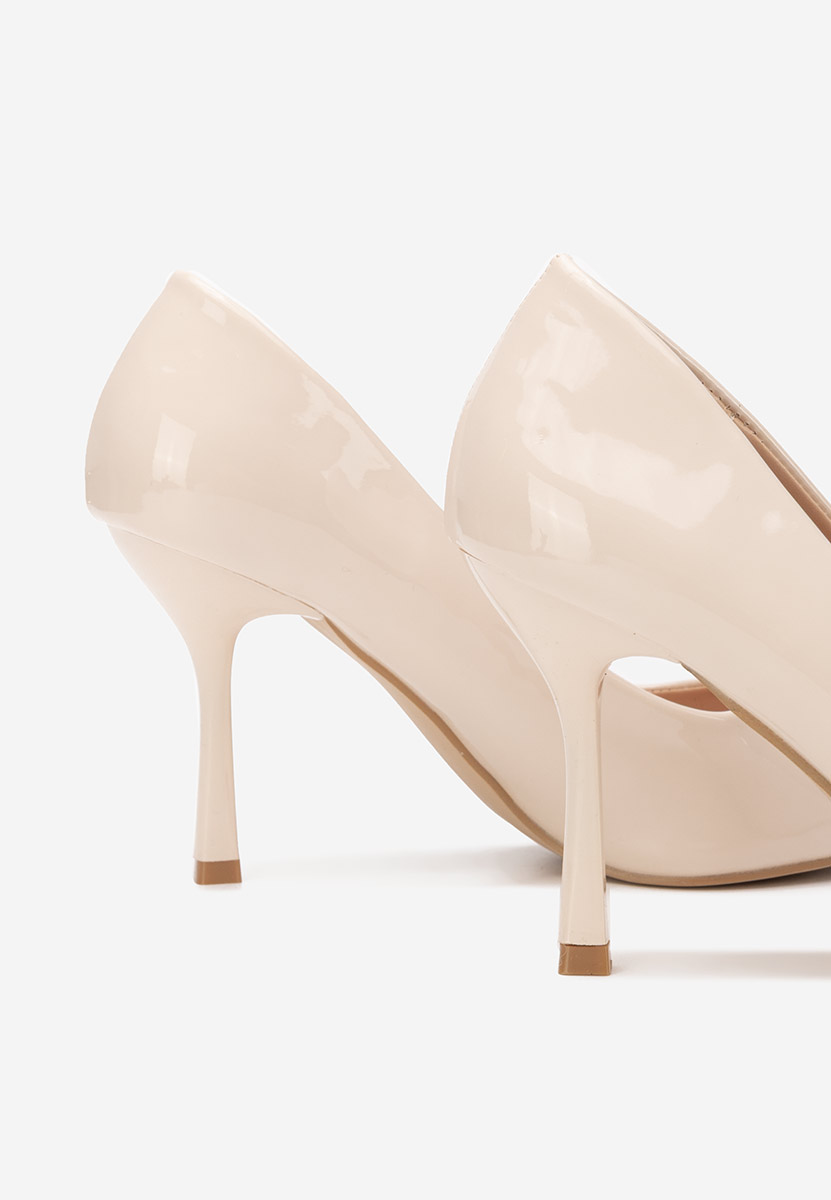 Beżowe szpilki Clia