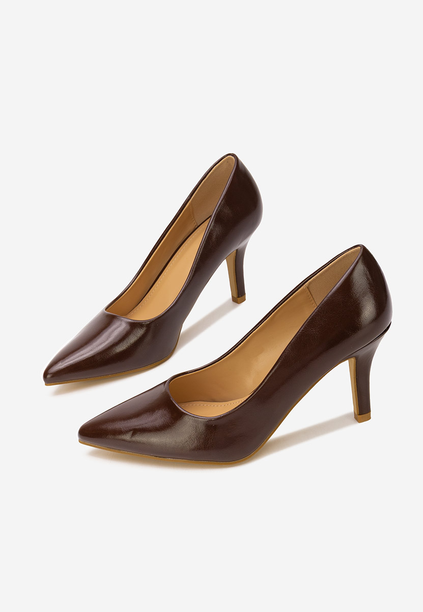 Brązowe szpilki Marylyn