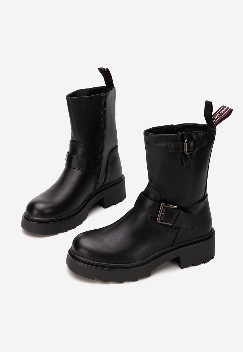 Czarne kozaki damskie Diany Czarne kozaki damskie Diany