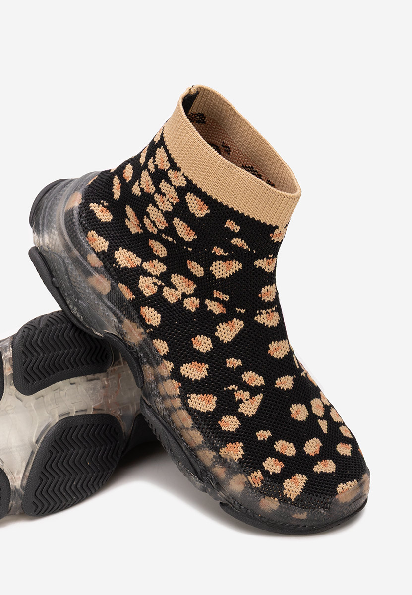 Czarne sneakersy dziewczęce Denoa