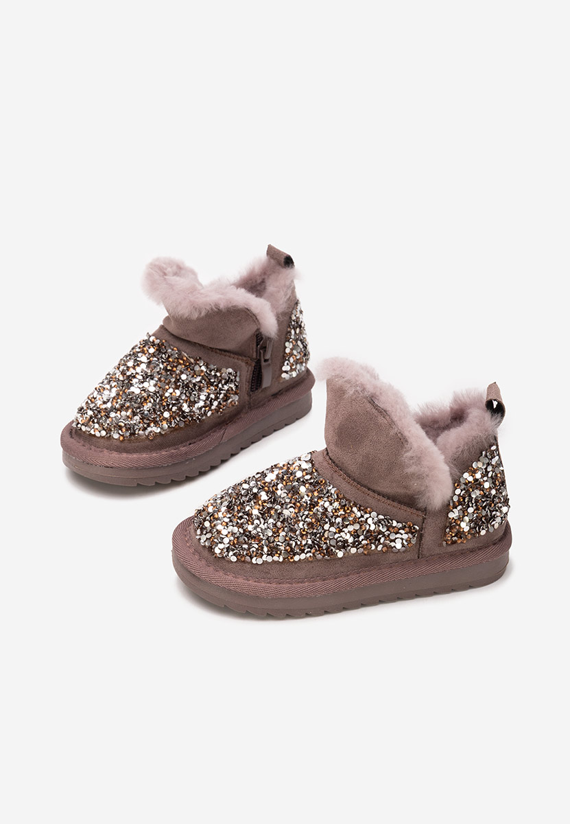 Szare botki dziewczęce Semida