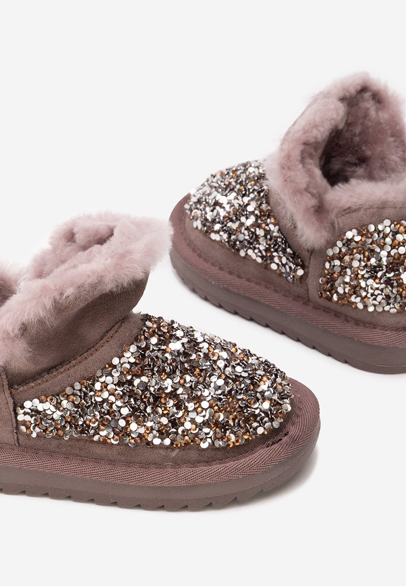 Szare botki dziewczęce Semida