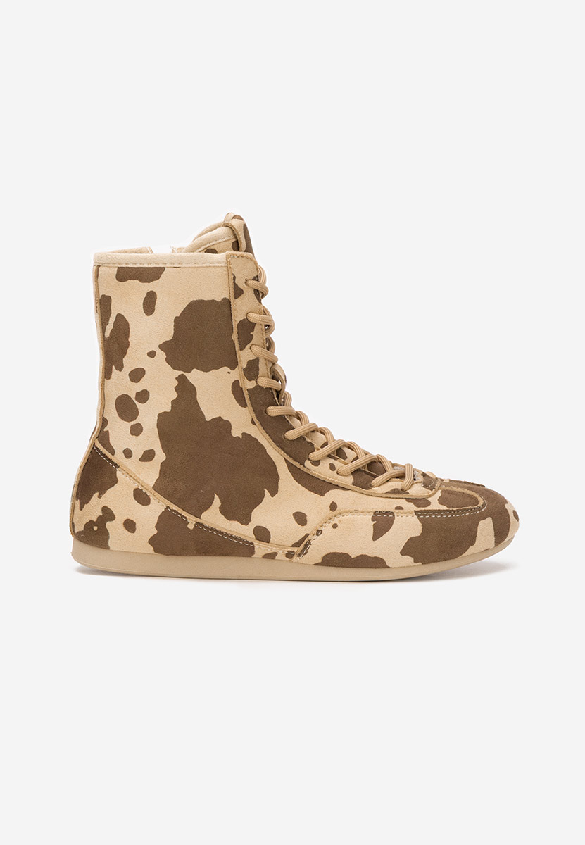 Wężowe trampki wysokie damskie Rodnei