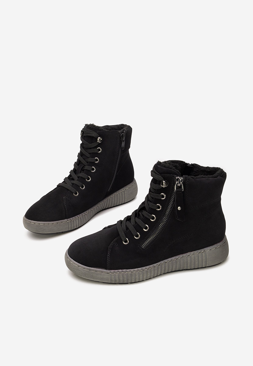 Czarne sneakersy High-top Rilisa