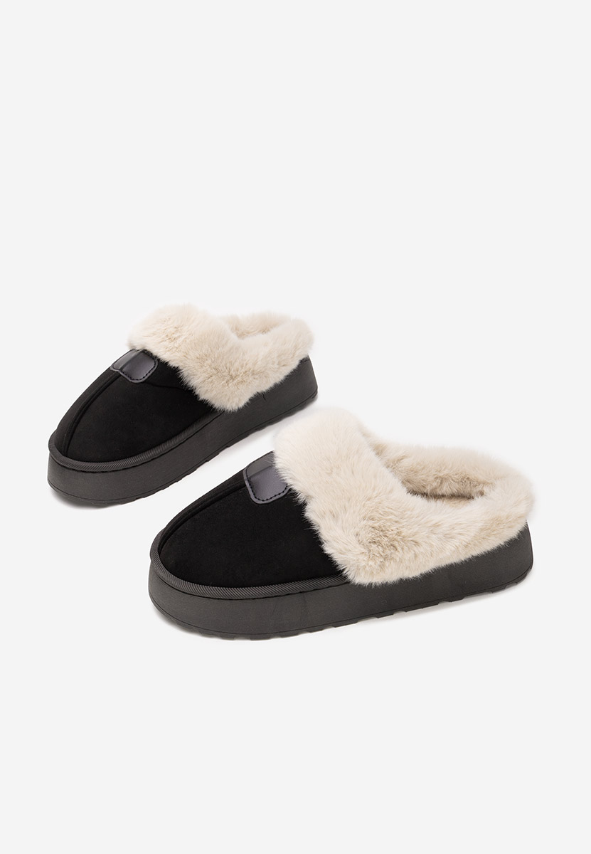 Czarne drewniaki Flufina