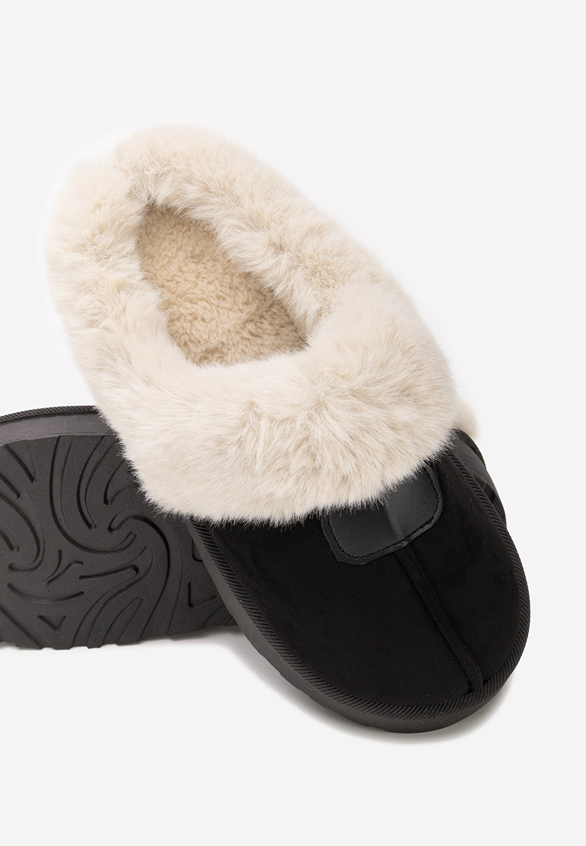 Czarne drewniaki Flufina