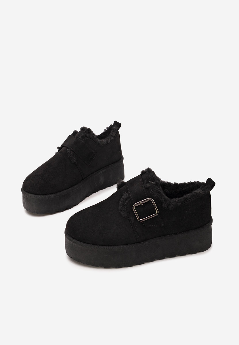 Czarne botki damskie ocieplane Suzie Czarne botki damskie ocieplane Suzie