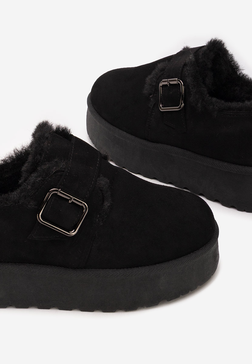Czarne botki damskie ocieplane Suzie Czarne botki damskie ocieplane Suzie
