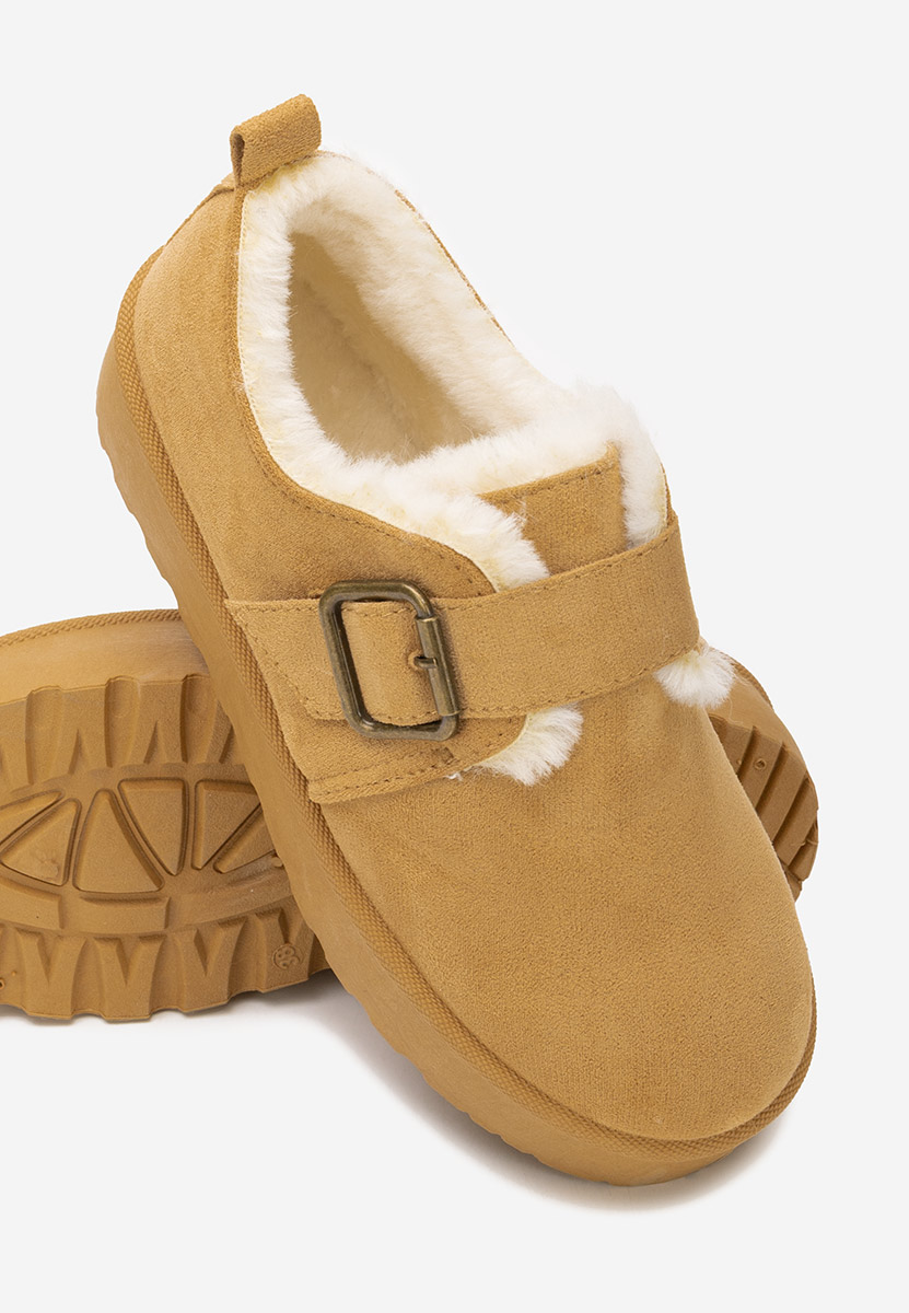 Camelowe botki damskie ocieplane Suzie Camelowe botki damskie ocieplane Suzie
