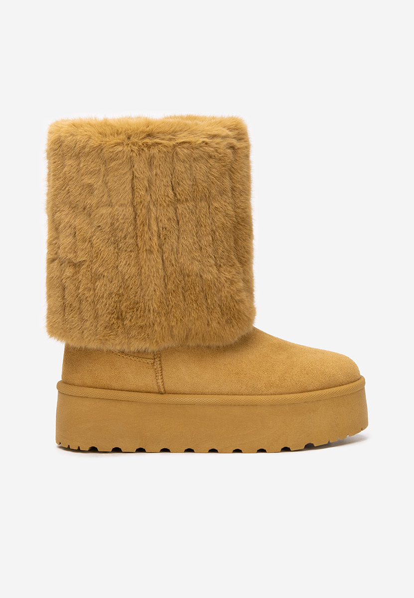 Camelowe zimowe buty damskie Myria V2