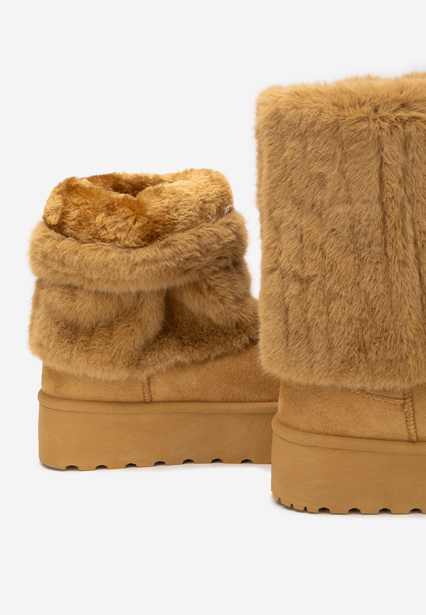 Camelowe zimowe buty damskie Myria V2