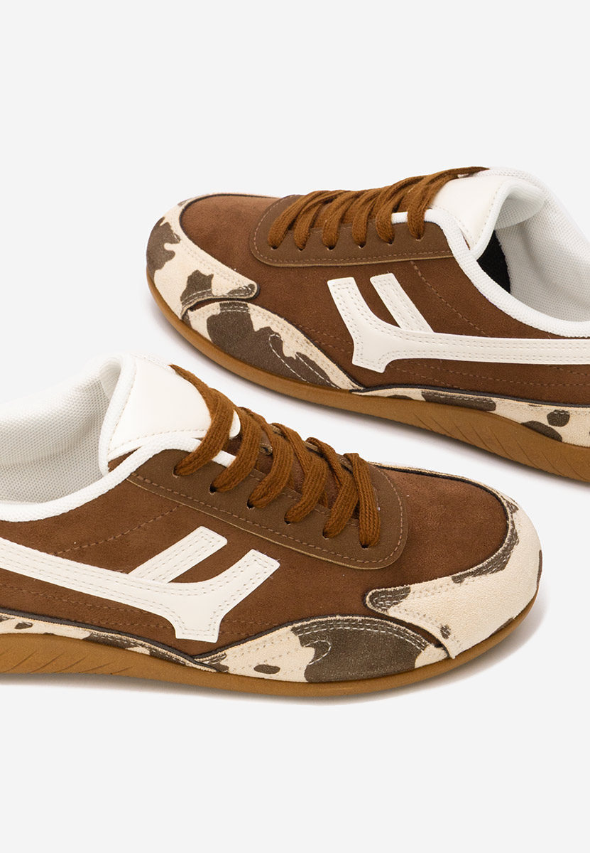 Wężowe sneakersy damskie Evoria