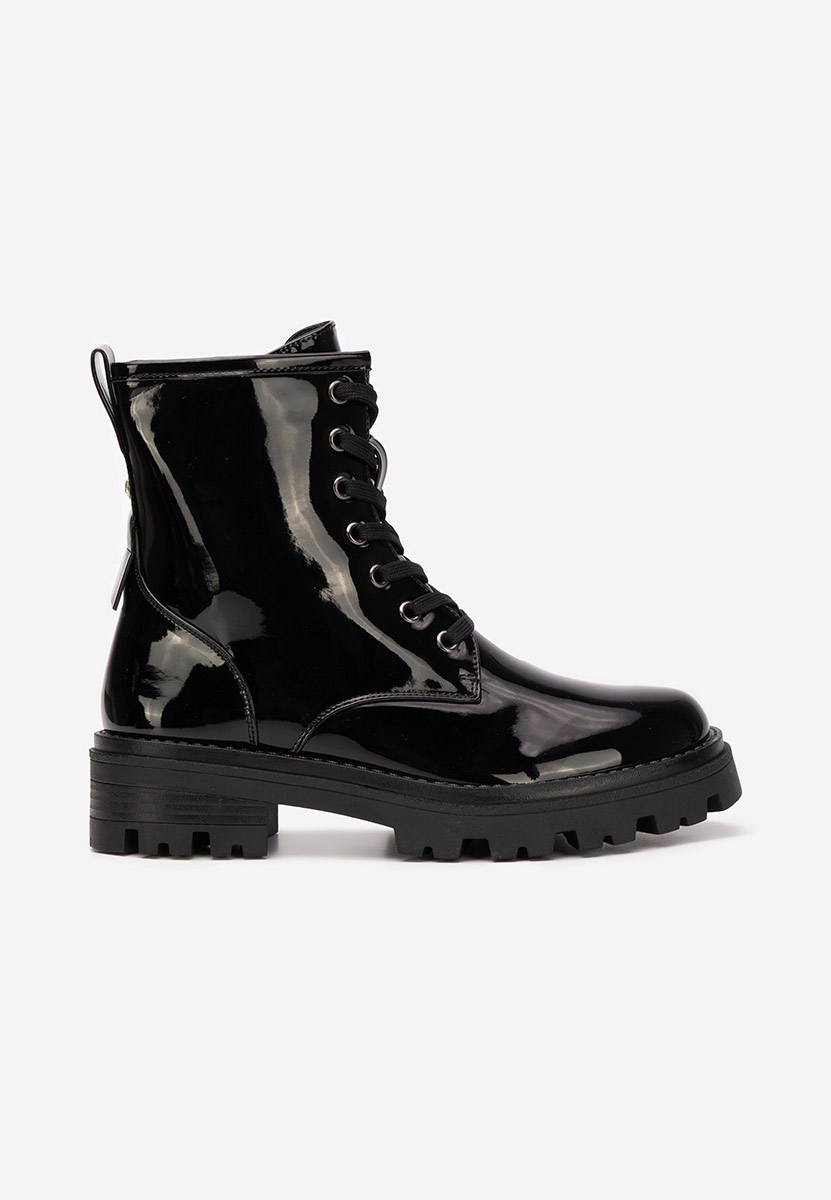 Czarne trapery damskie Maxine